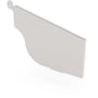OG Gutter 125 Ribbed Stop End Right Hand Gull Grey