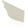 OG Gutter 125 Ribbed Stop End Right Hand Moss Vale Sand