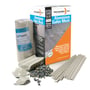 Aluminium Gutter Guard Mesh Smooth Cream CGI 10m Kit