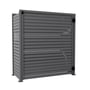 Slat Pool Pump Cover 600 x 1594 x 1500mm Granite Single Door No Lid
