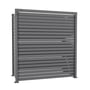 Slat Pool Pump Cover 600 x 1594 x 1500mm Granite Single Door No Lid