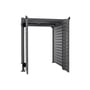 Slat Pool Pump Cover 1200 x 1134 x 982mm Granite Double Door With Lid