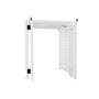 Slat Pool Pump Cover 1150 x 1204 x 982mm White Double Door With Lid