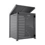 Slat Pool Pump Cover 1000 x 1204 x 916mm Granite Single Door With Lid