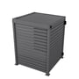 Slat Pool Pump Cover 1000 x 1204 x 916mm Granite Single Door With Lid