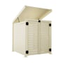 Slat Pool Pump Cover 1200 x 1134 x 982mm Primrose Double Door With Lid