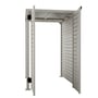Slat Pool Pump Cover 1200 x 1489 x 982mm Birch Double Door With Lid