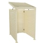 Slat Pool Pump Cover 1200 x 1489 x 982mm Primrose Double Door With Lid