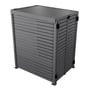 Slat Pool Pump Cover 1200 x 1489 x 982mm Granite Double Door With Lid