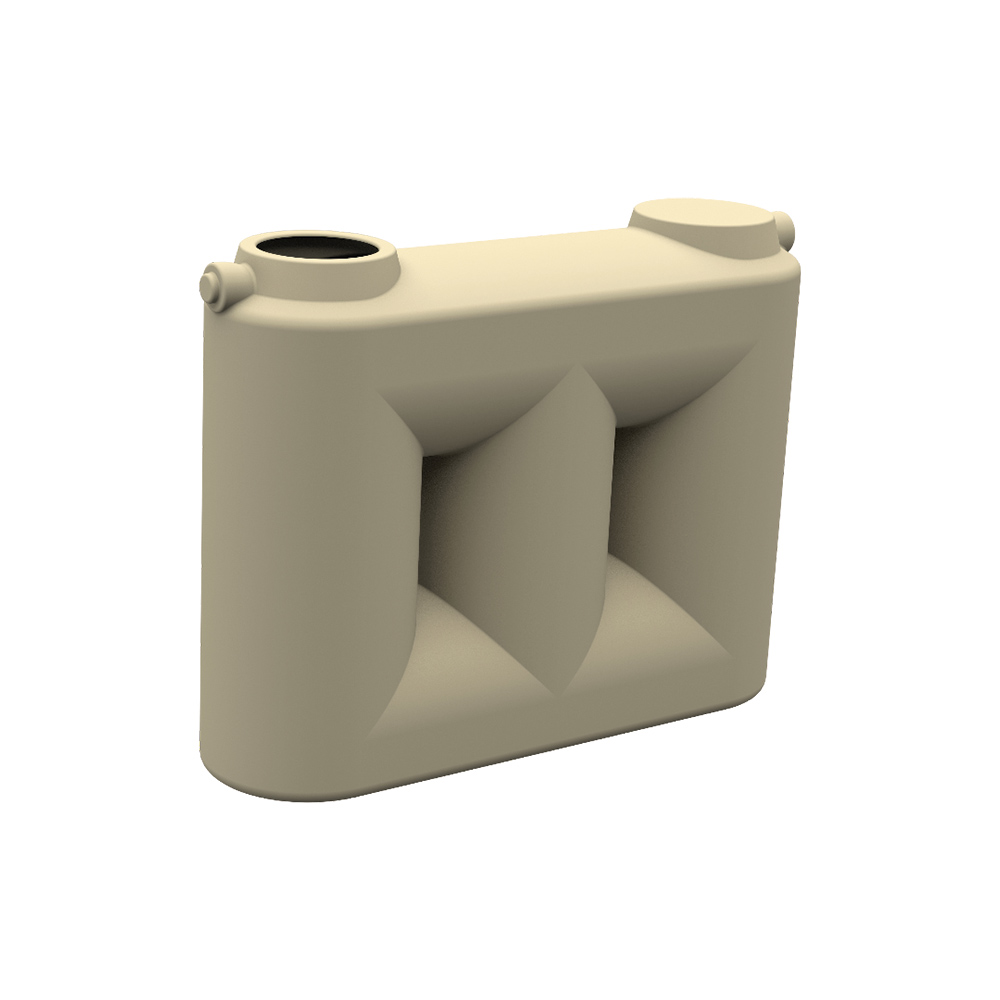 Slimline Poly Tank 2000L Beige