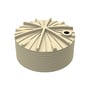 Squat Round Poly Tank 23639L Hertiage Green