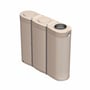 Modular Slimline Corrguated Poly Water Tank 1140L Heritage Red