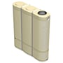Modular Slimline Corrugated Poly Water Tank 1500L Beige