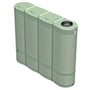 Modular Slimline Corrugated Poly Water Tank 2500L Bronze Olive