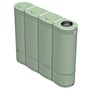 Modular Slimline Corrugated Poly Water Tank 2500L Wheat