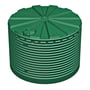 Corrugated Round Poly Water Tank 27000L Mountain Blue