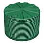 Corrugated Round Poly Water Tank 27000L Off White