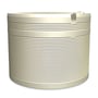 Corrugated Round Poly Water Tank 50050L Gull Grey