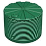 Corrugated Tall Poly Water Tank 22500L Birch