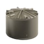Hybrid Round Poly Tank 22500L Gun Metal Grey