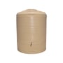 Round Poly Water Tank 2500L Wheat