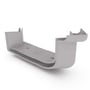 Quad Gutter Low Front 115 External Two Piece Cast Angle 90° Birch
