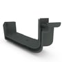 Quad Gutter Low Front 115 Internal Two Piece Cast Angle 90° Slate Grey