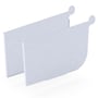 Quad Gutter Low Front 115 Stop End Pair Zinc/Aluminium