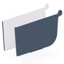 Quad Gutter Low Front 115 Stop End Pair Dark Stone