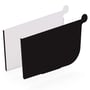 Quad Gutter Low Front 115 Stop End Pair Ebony