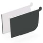 Quad Gutter Low Front 115 Stop End Pair Gun Metal Grey