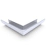 Quarter Round Gutter External Mitre Zinc/Aluminium