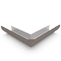 Quarter Round Gutter External Mitre Driftwood