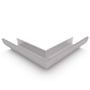 Quarter Round Gutter External Mitre Slotted Birch