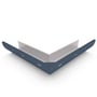 Quarter Round Gutter External Mitre Slotted Dark Stone