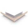 Quarter Round Gutter External Mitre Slotted Merino