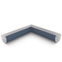 Quarter Round Gutter Internal Mitre Dark Stone