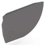 Quarter Round Gutter Stop End Left Hand Cobblestone