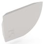 Quarter Round Gutter Stop End Left Hand Gull Grey