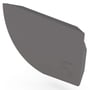 Quarter Round Gutter Stop End Right Hand Cobblestone