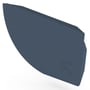 Quarter Round Gutter Stop End Right Hand Dark Stone