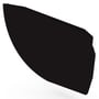 Quarter Round Gutter Stop End Right Hand Ebony