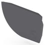 Quarter Round Gutter Stop End Right Hand Granite