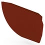 Quarter Round Gutter Stop End Right Hand Heritage Red