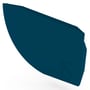 Quarter Round Gutter Stop End Right Hand Mountain Blue