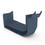 Quad Gutter 115 External Two Piece Cast Angle 135° Dark Stone