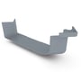 Quad Gutter 115 External Cast Angle 90° Armour Grey
