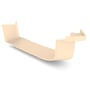 Quad Gutter 115 External Cast Angle 90° Smooth Cream