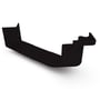 Quad Gutter 115 External Cast Angle 90° Ebony