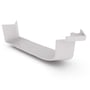 Quad Gutter 115 External Cast Angle 90° Gull Grey